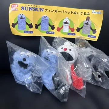 퍼펫 순순 핑거 퍼펫 봉제 인형 전 4종 컴플리트 세트