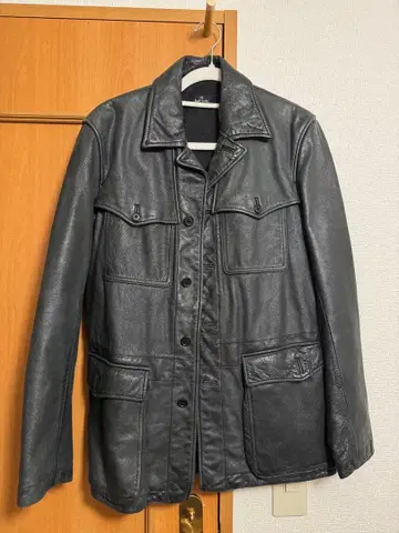 폴스미스 블랙 카우 가죽 자켓