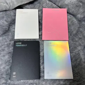 BTS 한국 앨범 4개 세트