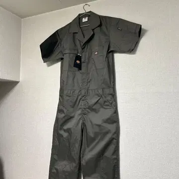 택 포함 새상품 dickies 작업옷 반팔 카키 L 사이즈