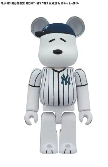 PEANUTS BE@RBRICK Snoopy NYY 100% & 400%