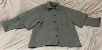 슬리브 컨셔스 미들 기장 코트