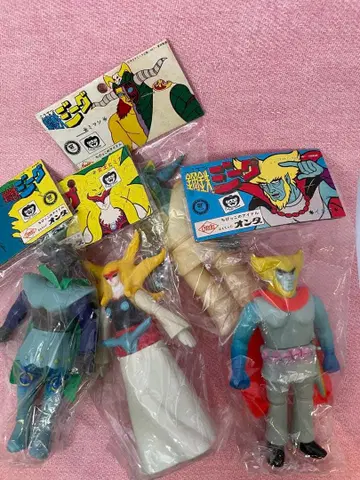 강철 지그 온다 소프트 비닐 피규어 레트로 4개 세트 빈티지