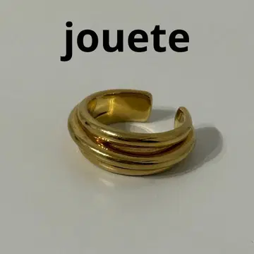 Jouete 젠더리스 레이어드 반지 골드