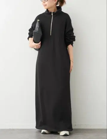 Deuxieme Classe *Warm 지퍼 드레스 블랙 완판템 38