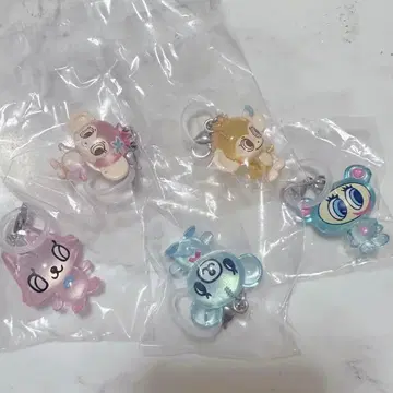 [ 미개봉 새상품 ] 나루미야 캐릭터즈 메지루시 액세서리 6종 세트