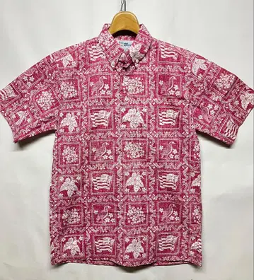 데드스탁 새상품급 레인스푸너 풀오버 하와이안 셔츠 반팔 S