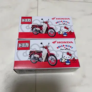 토미카 혼다 헬로키티 슈퍼 커브 2개 세트