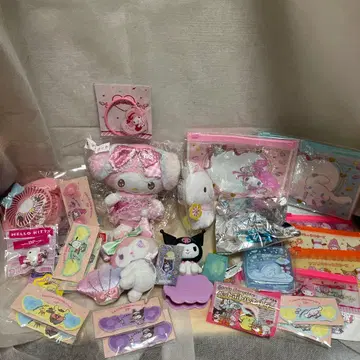 산리오 잡화 봉제 인형 스트랩 묶음 판매