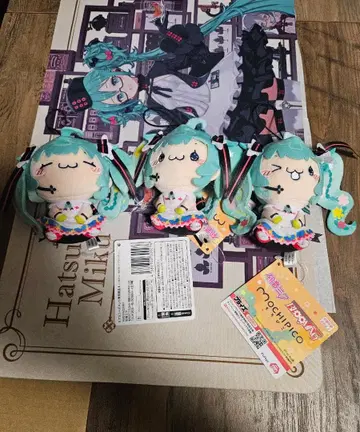 [세트] 하츠네 미쿠 모찌피코 마스코트 하츠네 미쿠 JAPAN LIVE2