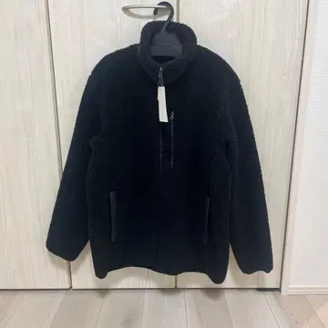 블랙 XL 플리스 자켓