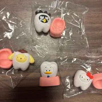 산리오 캐릭터즈 모두 함께 되자! 치아 4세트