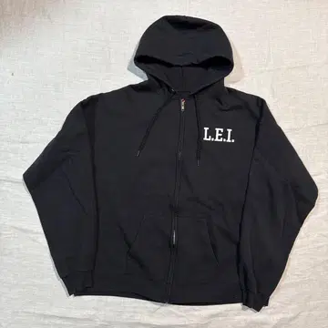 Hanes 헤인즈 풀 집업 후드티 블랙 백 프린트 있음 구제 의류