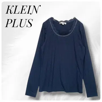 KLEIN PLUS 클랜플러스 네이비 긴팔 T셔츠 38