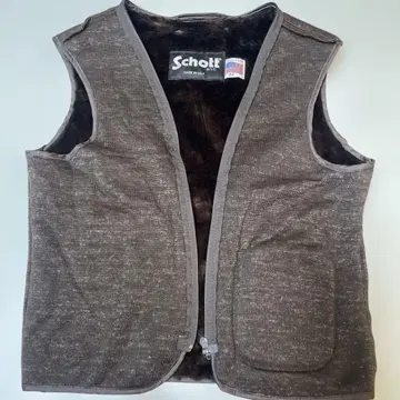 [ 새상품급 ] Schott 이너 보아 사이즈 32 짙은 갈색