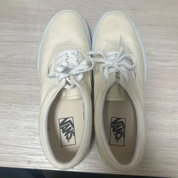 VANS V95CLA 베이지 스니커즈 26.5cm