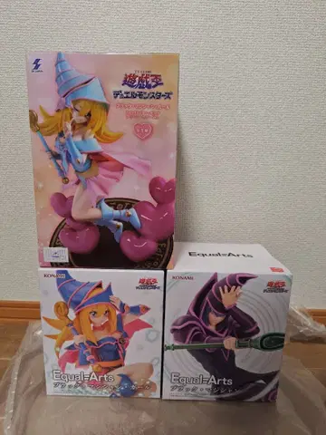 유희왕 블랙 매지션 브라매지걸 프라이즈 피규어 3종 세트