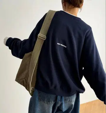 CANALJEAN 캐널진 el mar 스티치 래글런 트레이닝복