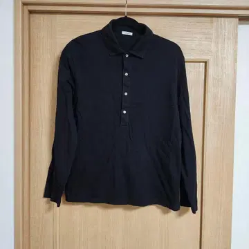 nomiamo 이집트 코튼 풀오버 셔츠 블랙