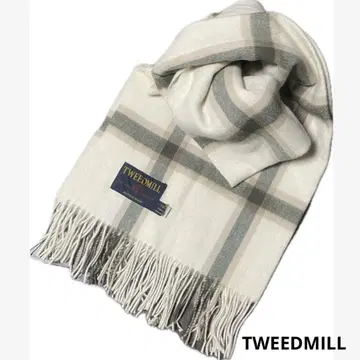 TWEEDMILL 트위드밀 대형 스톨 체크 무늬 인기 상품 미