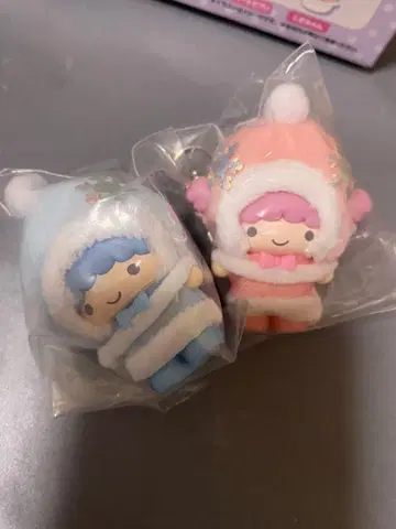 익명 배송 산리오 치비토모 시크릿 키링 키키라라 2개 세트
