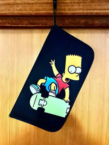 바트 심슨 스케이트보드 디스크 케이스