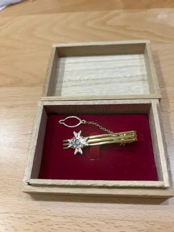 [ 서훈 기념 ] 보관장 넥타이핀 골드