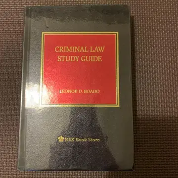 CRIMINAL LAW STUDY GUIDE 필리핀 형법