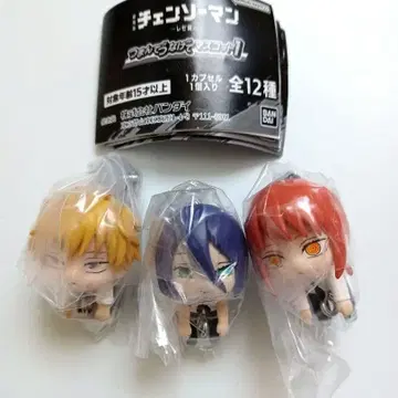 체인소 맨 집게 연결 마스코트 x 3