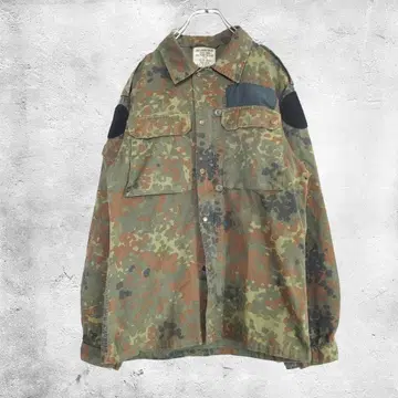 90's 독일군 플렉터 카모 자켓 유로 밀리터리 Gr.Nr.7