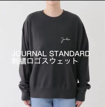 JOURNAL STANDARD 자수 로고 맨투맨
