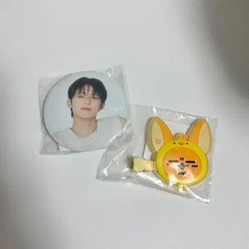 TXT 캡슐 토이 연준 팬춘 캔뱃지 헤어 클립