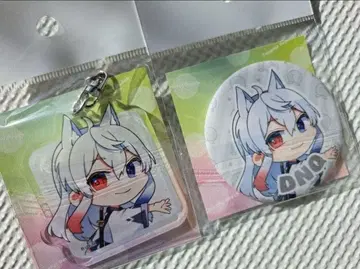 컬러풀 피치 아크릴 키링 & 캔뱃지 도누쿠님