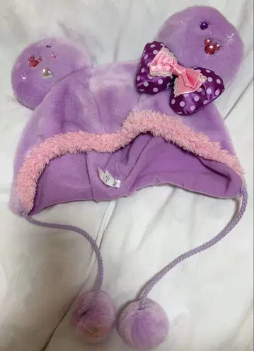 디즈니 보라색 팬캡