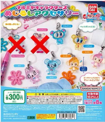 나루미야 캐릭터즈 메지루시 액세서리 나카무라 군 하나 짱 민트