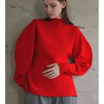 ELENDEEK 엘렌딕 캐시미어 혼방 폼 니트 레드