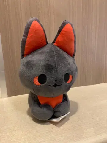 신님 여우와 샐러리맨 봉제 인형 공장 앉기 시로&쿠로 쿠로