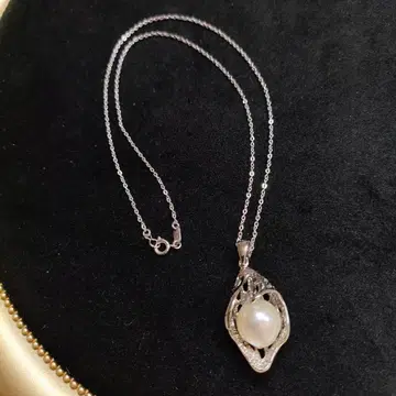 2AG88 펄 925 목걸이 실버