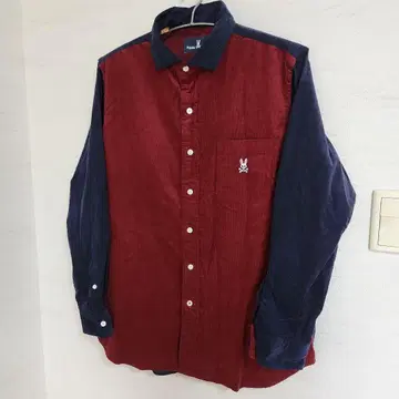 [ 새상품급 ] Psycho Bunny 코듀로이 긴팔 셔츠 남성용