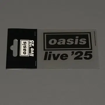 [ 미개봉 새상품 ] oasis 스티커 Live'25 White 오아시스