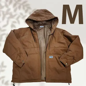 [ 새상품급 ] 브라운 후드 부착 점퍼 M 사이즈