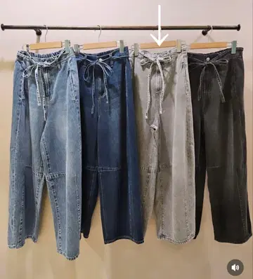 [새상품급] 로리즈팜 이지 배럴 데님 팬츠