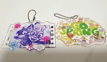 [새상품급] 주토피아 아크릴 키링 닉 주디 2개 세트