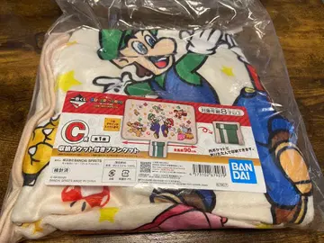 제일복권 슈퍼 마리오 수납 포켓 포함 담요