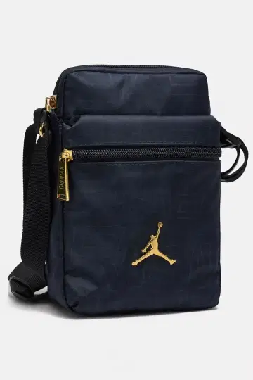 NIKE Jordan 숄더백 골드 로고