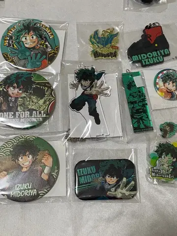 히로아카 데쿠 세트 캔뱃지 키링