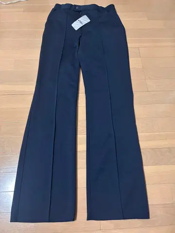 아식스 니트 슬랙스 네이비 사이즈 O 미사용품