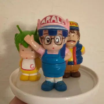 포피 아라레짱 노리마키 센베 갓짱 소프트 비닐 당시 물건 3체 세트