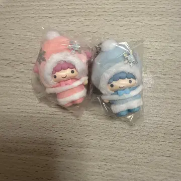 산리오 치비토모 눈의 정령 키키라라 키링