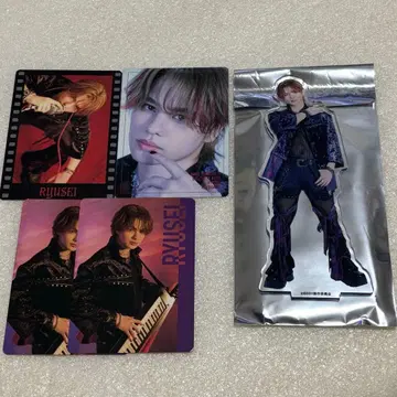 카이누마 류세이 아크릴 스탠드 포토 카드 세트